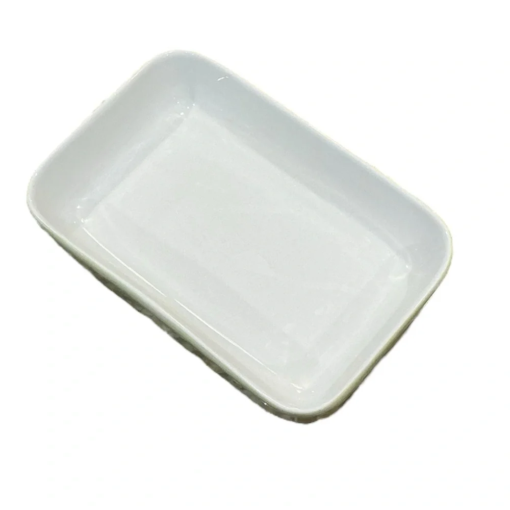Set of 2 Burlodge Continental Hotelware Rectangular Dishes – Pink & Green